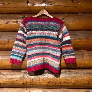 Vintage Hand knit sweater.